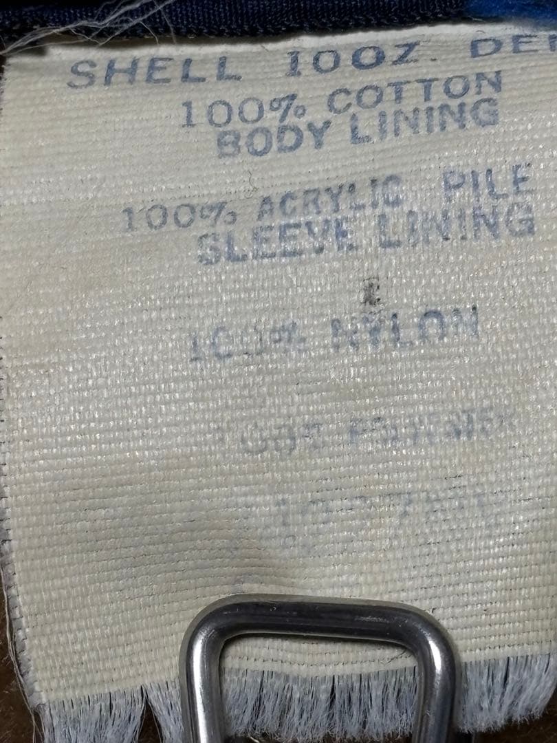 USA製Wrangler 70〜80's裏ボア/襟コーデュロイ デニムジャケット