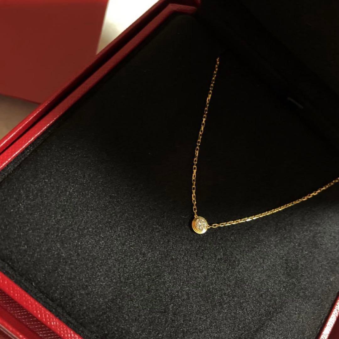 【新品】カルティエ ダムール ネックレス ラージモデル ディアマンレジェ LM