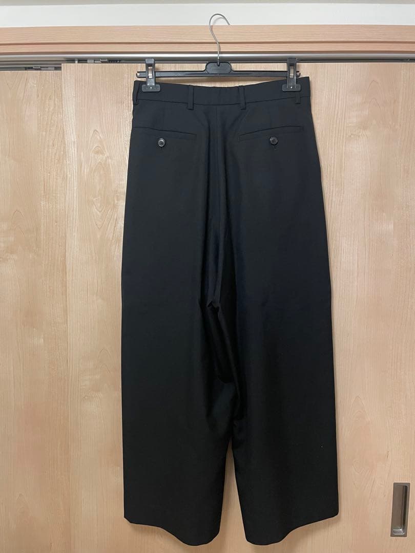 DRIES VAN NOTEN タックワイドスラックス