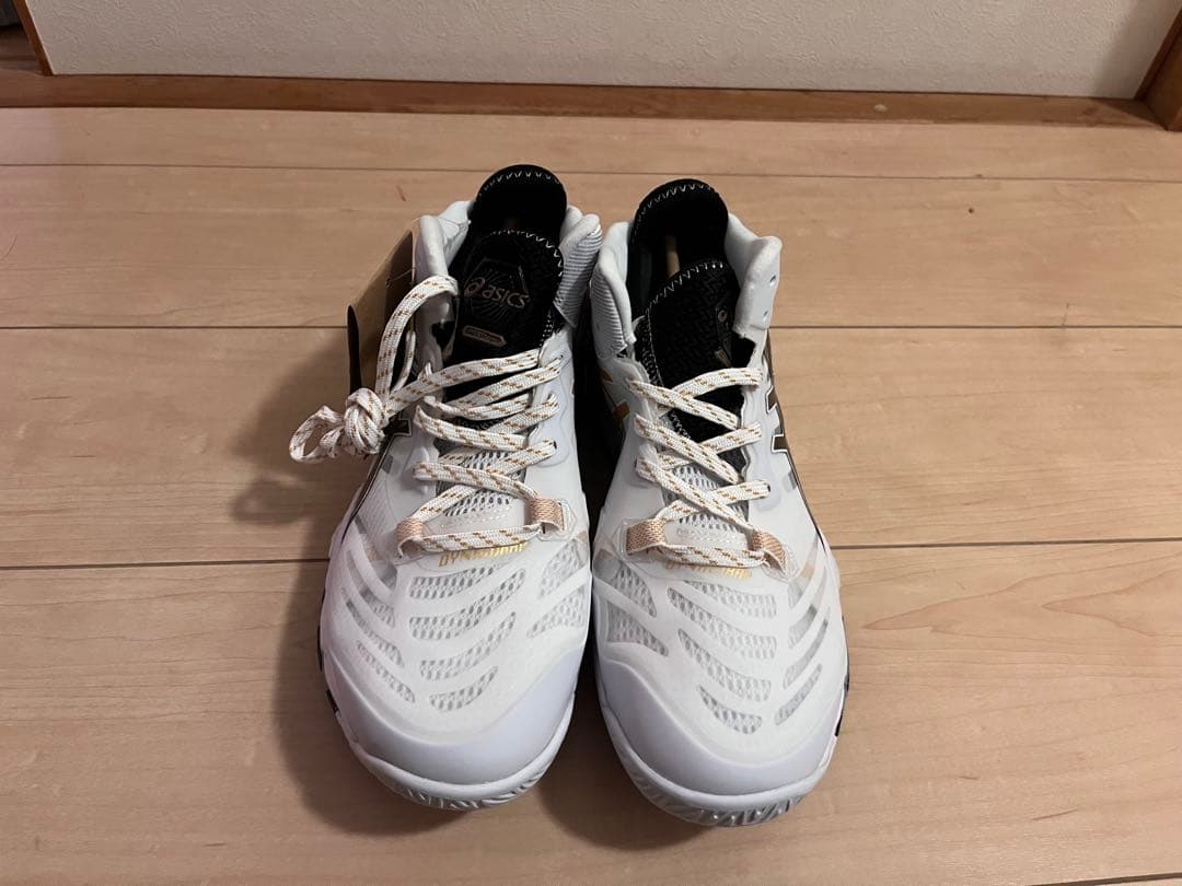 ASICS RISE ホワイト/ゴールド