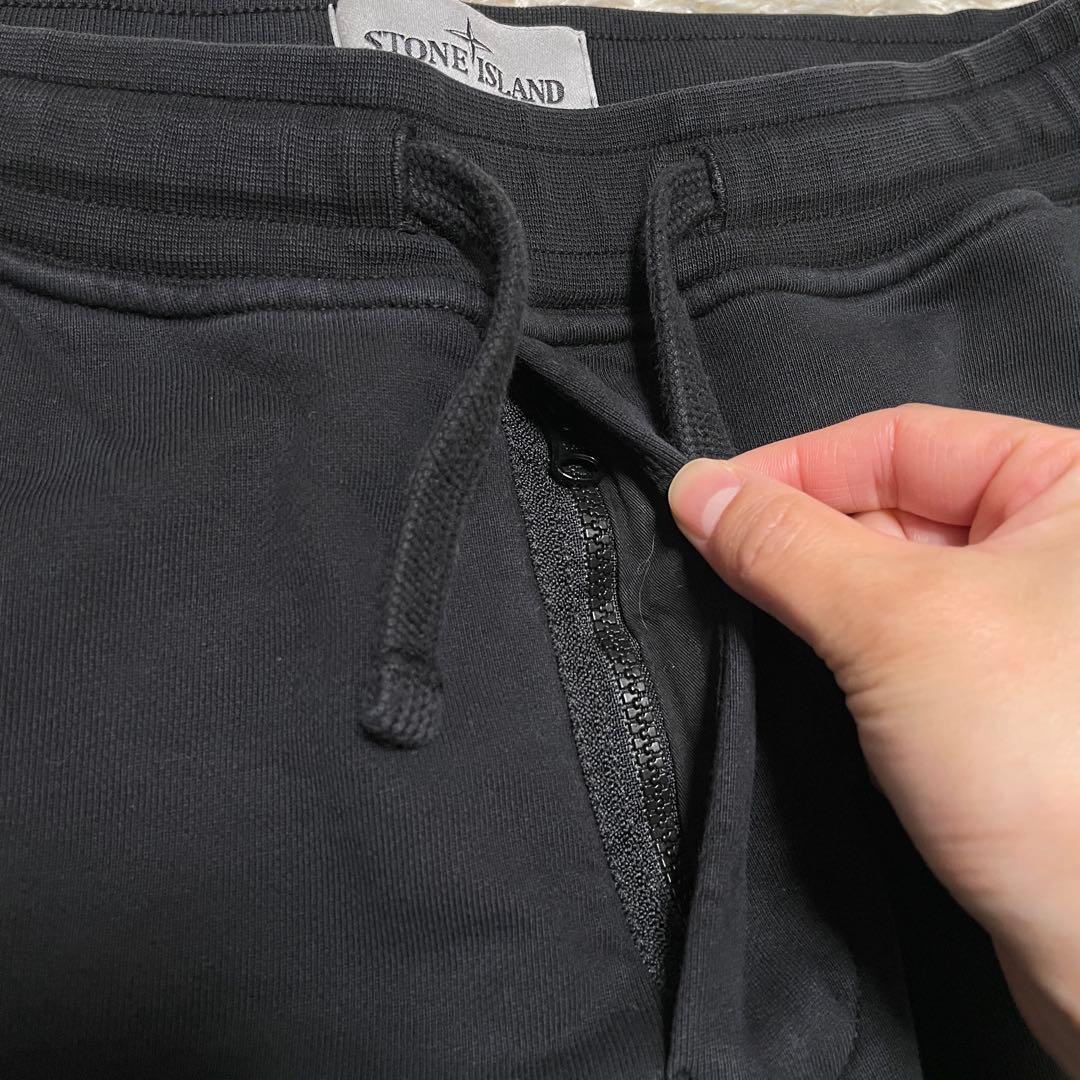 STONE  スウェット　ショートパンツ　ブラック　Sサイズ