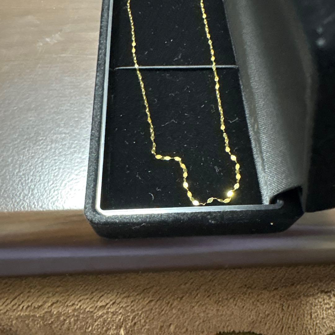 K18 ゴールド ペタルチェーン ネックレス