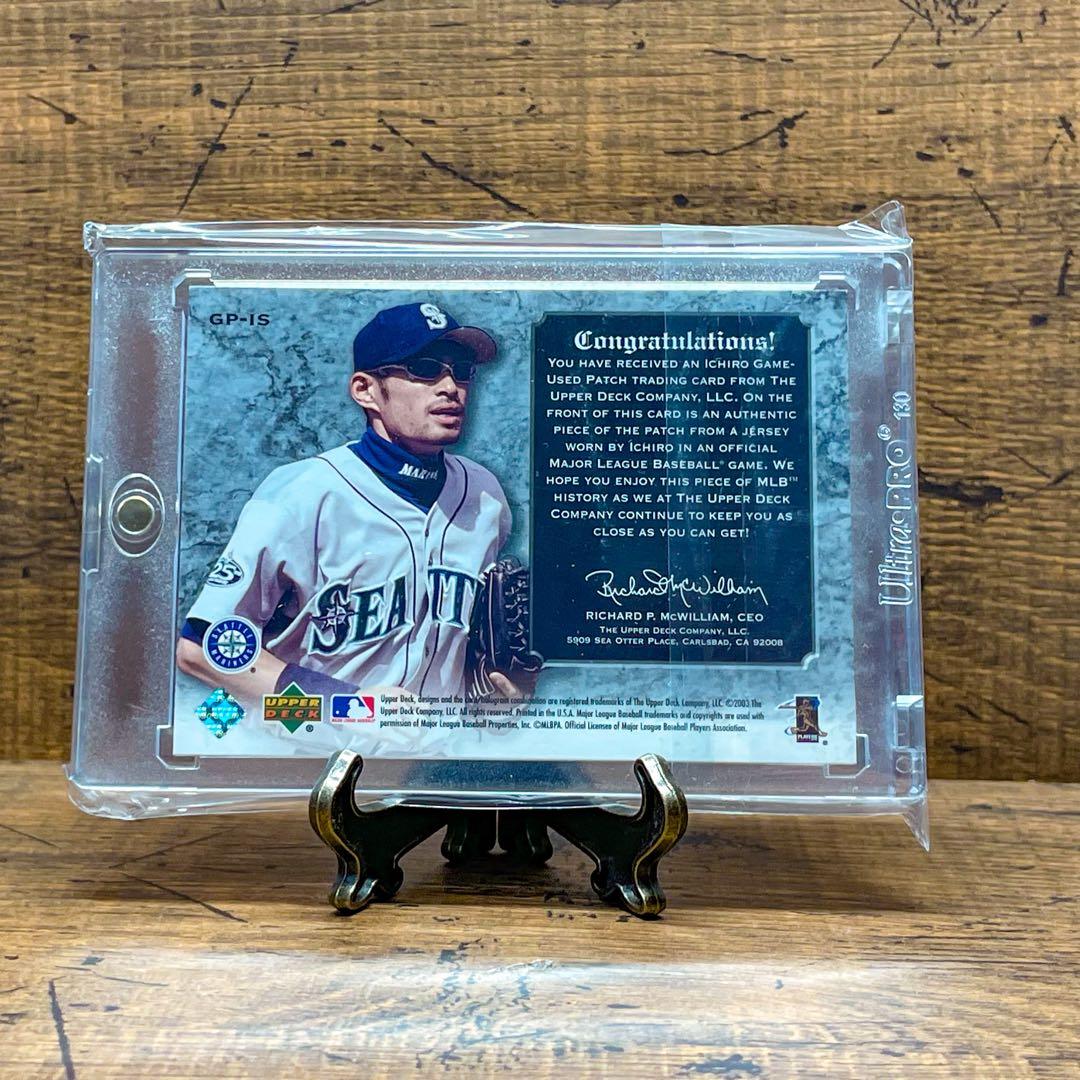 入手困難 イチロー 世界99枚限定 2003 マリナーズパッチカード UD