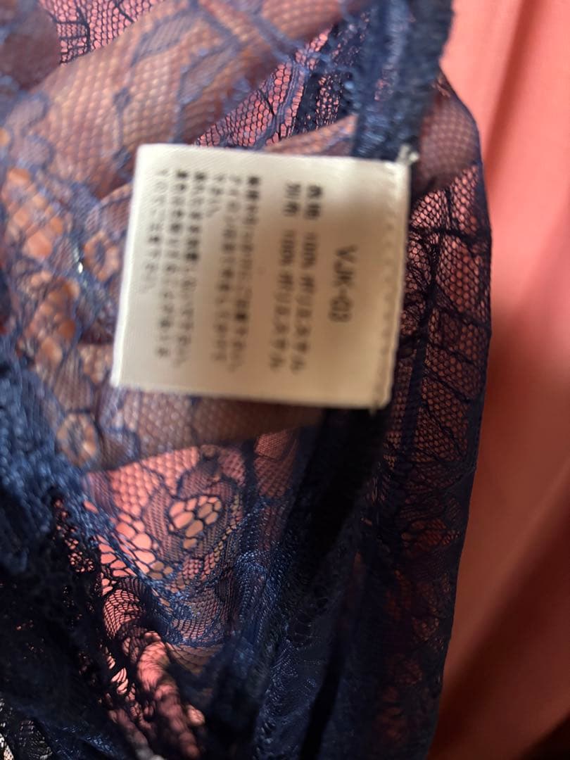 試着のみ　アトリエピエロ　フィッシュテールレースジレ　ネイビー　ゴスロリ