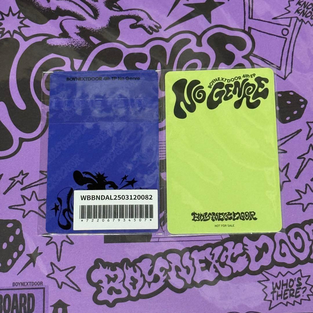 BOYNEXTDOOR NOGENRE 当選トレカ ラキドロ オヌルマン テサン