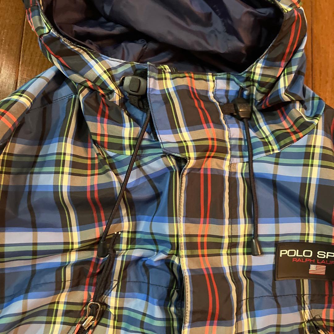 POLO SPORT ナイロンジャケット チェック柄　M 11747391