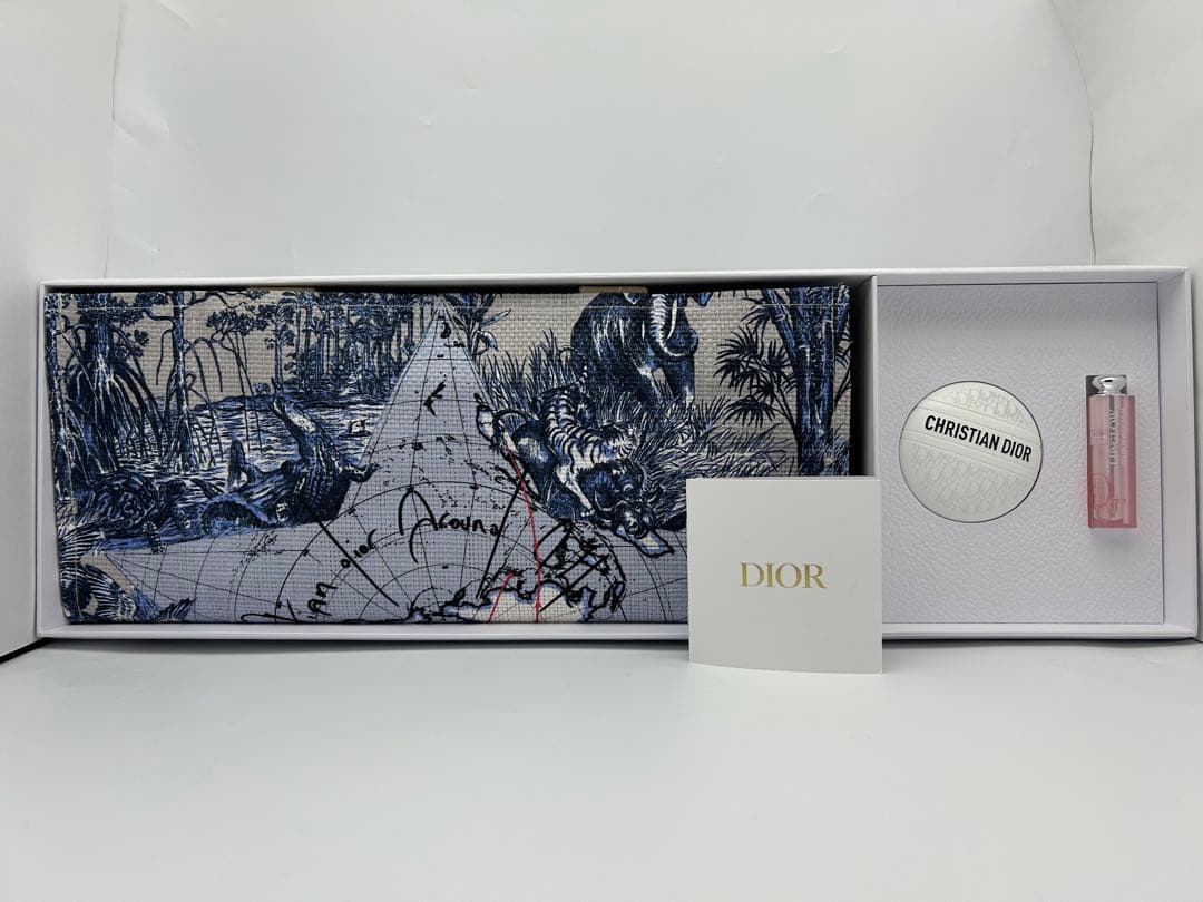 新品未使用DIOR バースデーギフト　ノベルティ　トートバッグ　リップ 箱付き