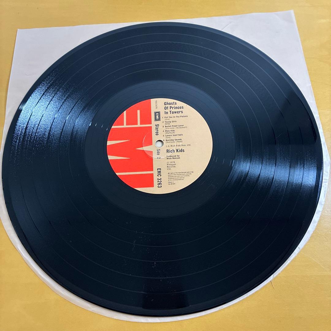 RICH KIDS リッチ・キッズ　輸入12inchレコード　1978年