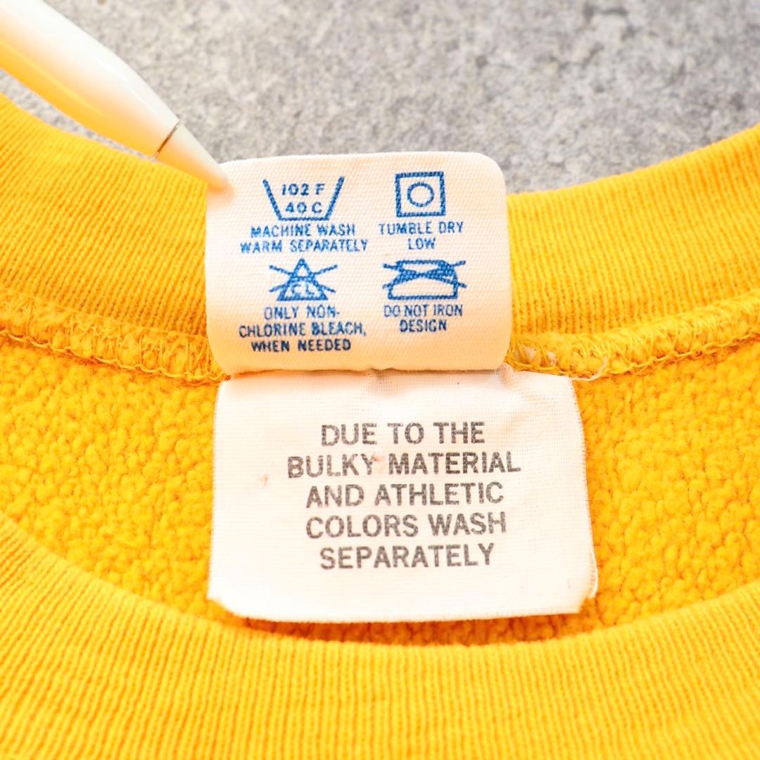 スペシャル 80sトリコタグ チャンピオン リバースウィーブ イエロー IOWA