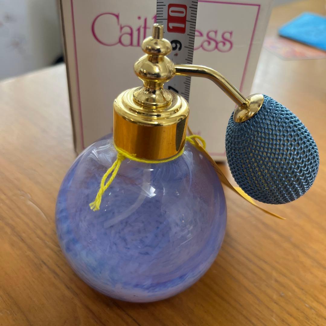 ヴィンテージ　Caithness クリスタルガラス 香水瓶　アトマイザー