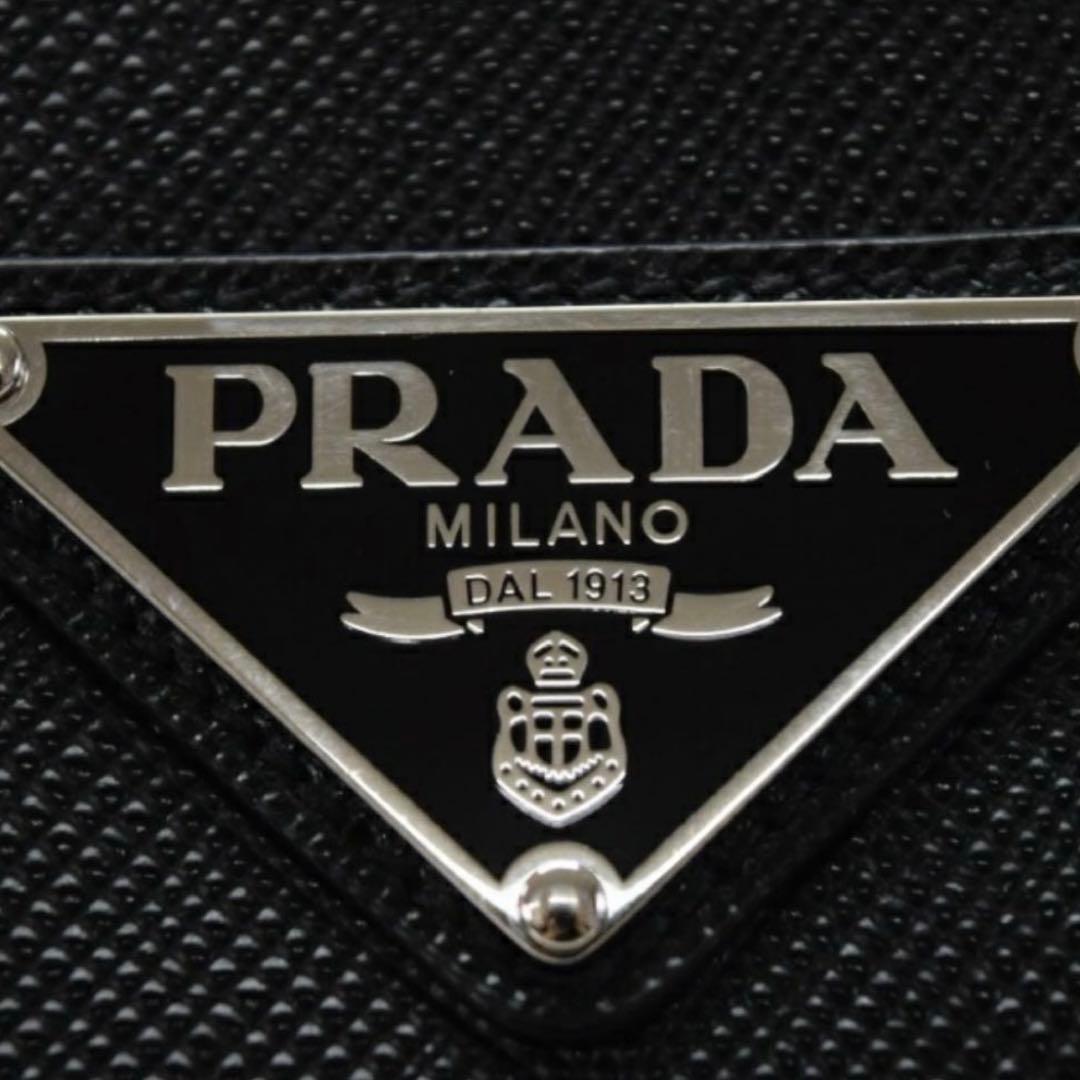 プラダPRADA ビジネスバッグ ブリーフケースハンドバッグ サフィアーノレザー