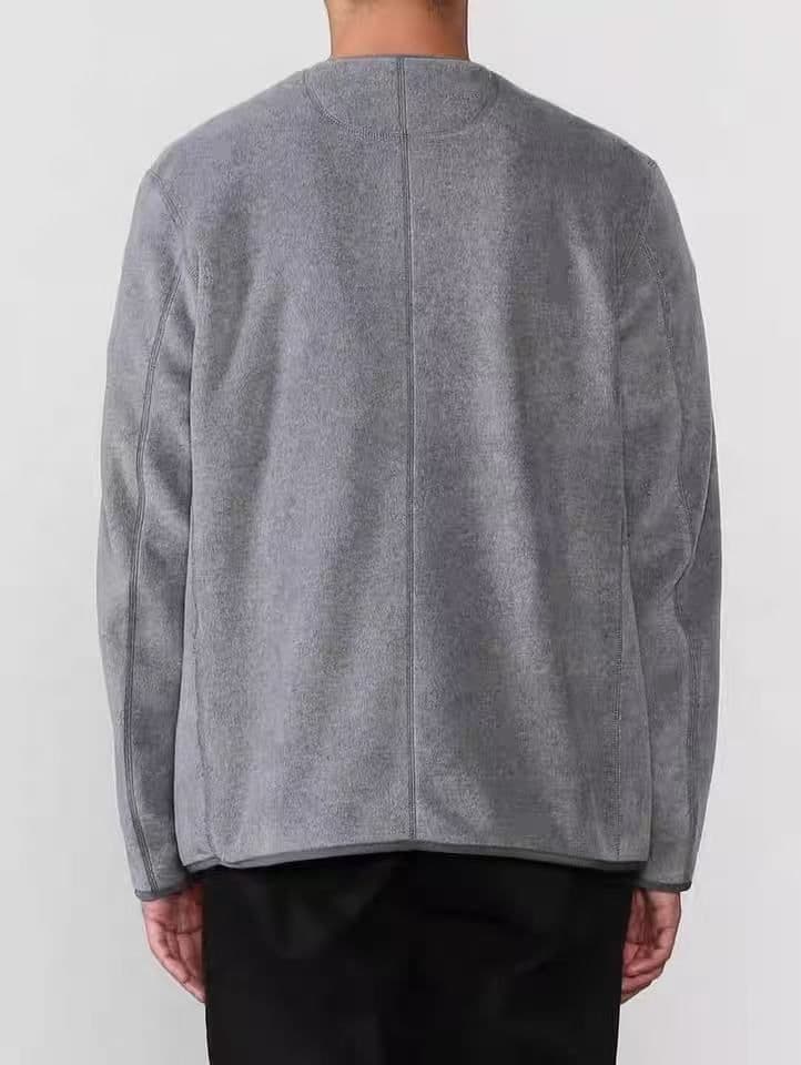 ダントン グレー ノーカラージャケット JD-8939 サイズ44