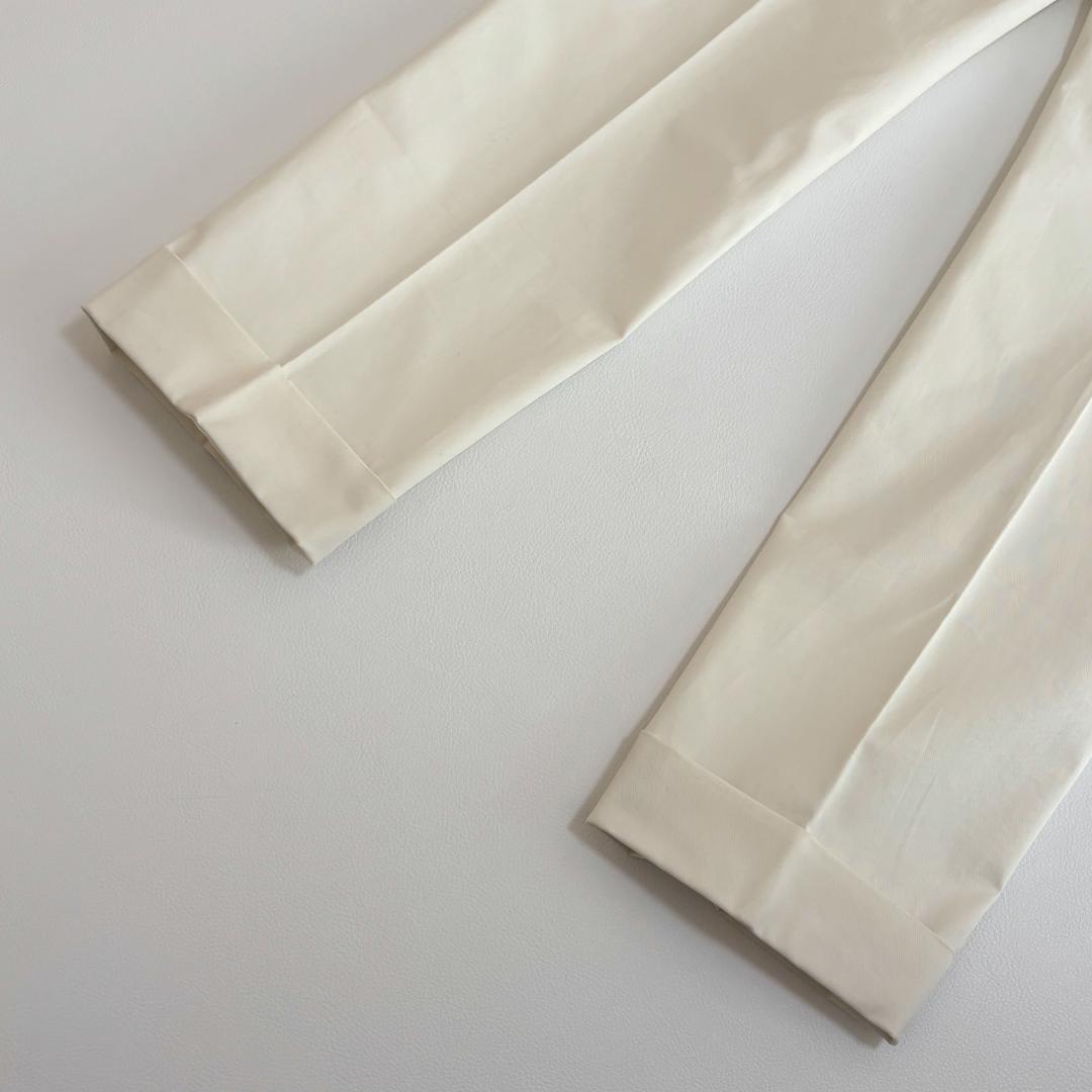 別注 ベルウィッチ スラックス dandisetan イタリア L オフホワイト