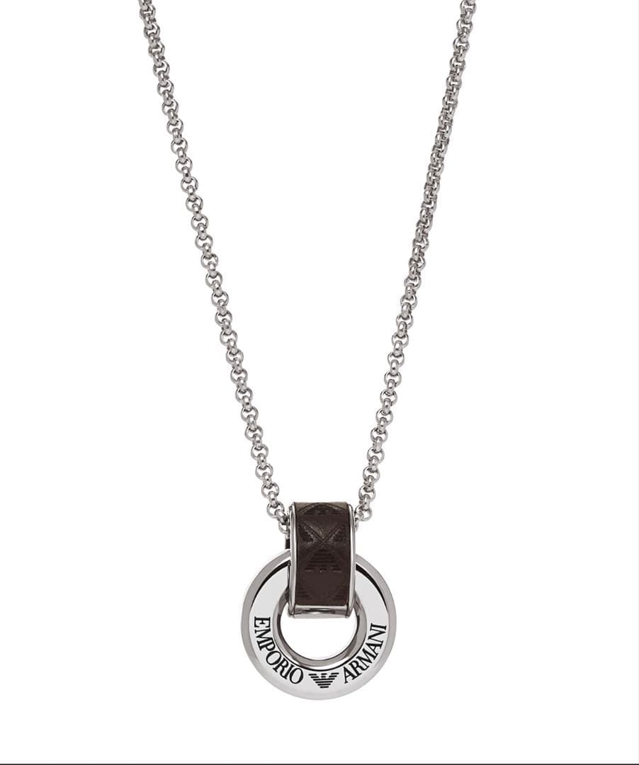 Emporio Armani リングペンダント ネックレス