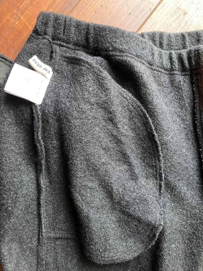 evam eva プレスウールパンツ　1