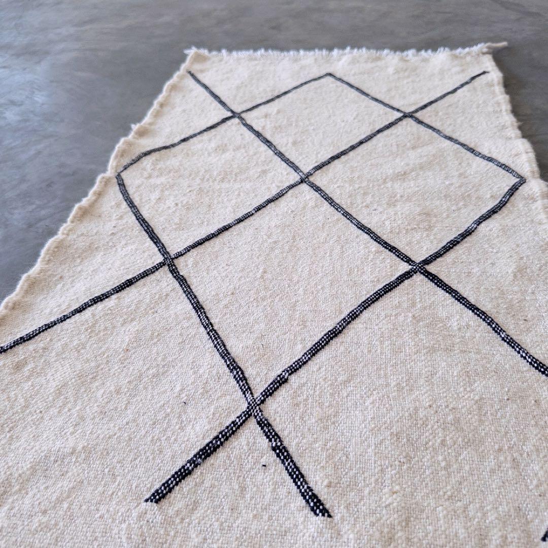 【新品】キリム ベニワレン モロッコラグ 玄関マット