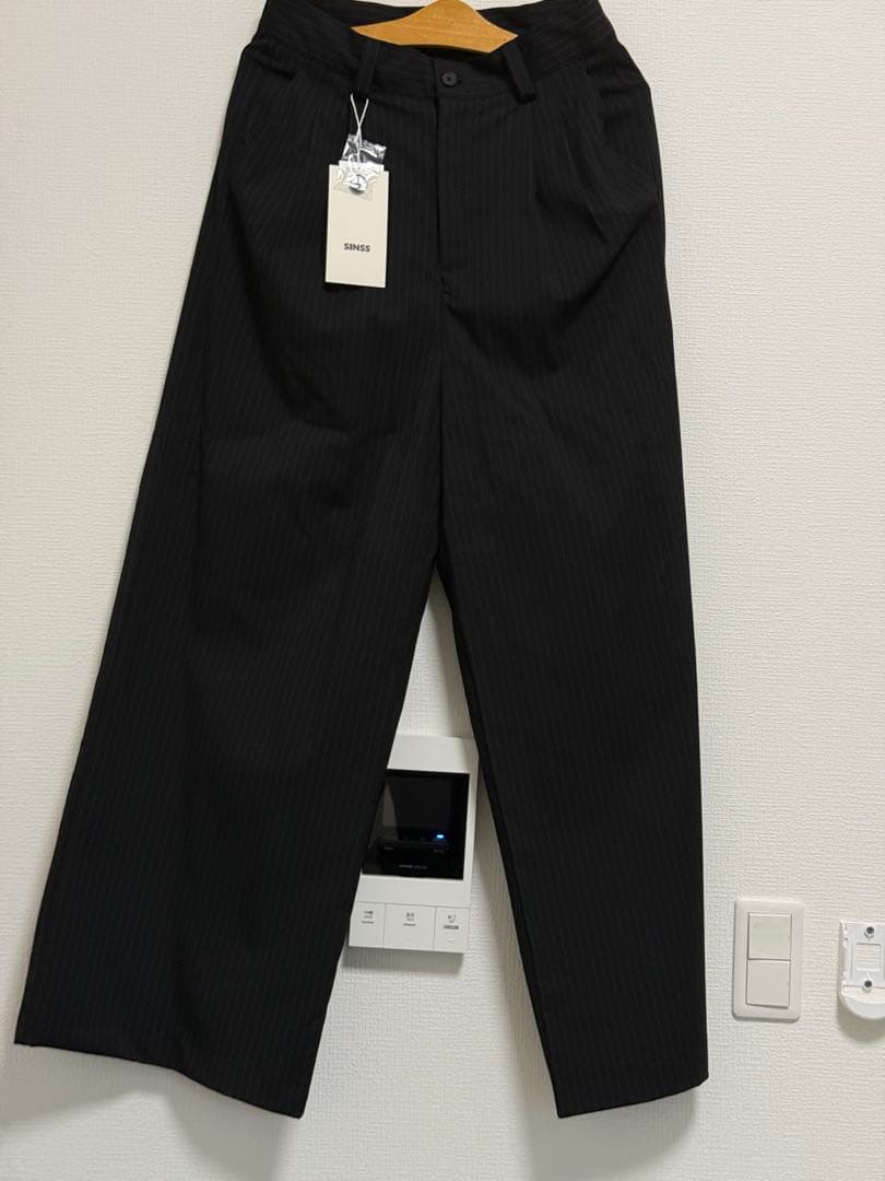 sinss スラックス stripe slacks