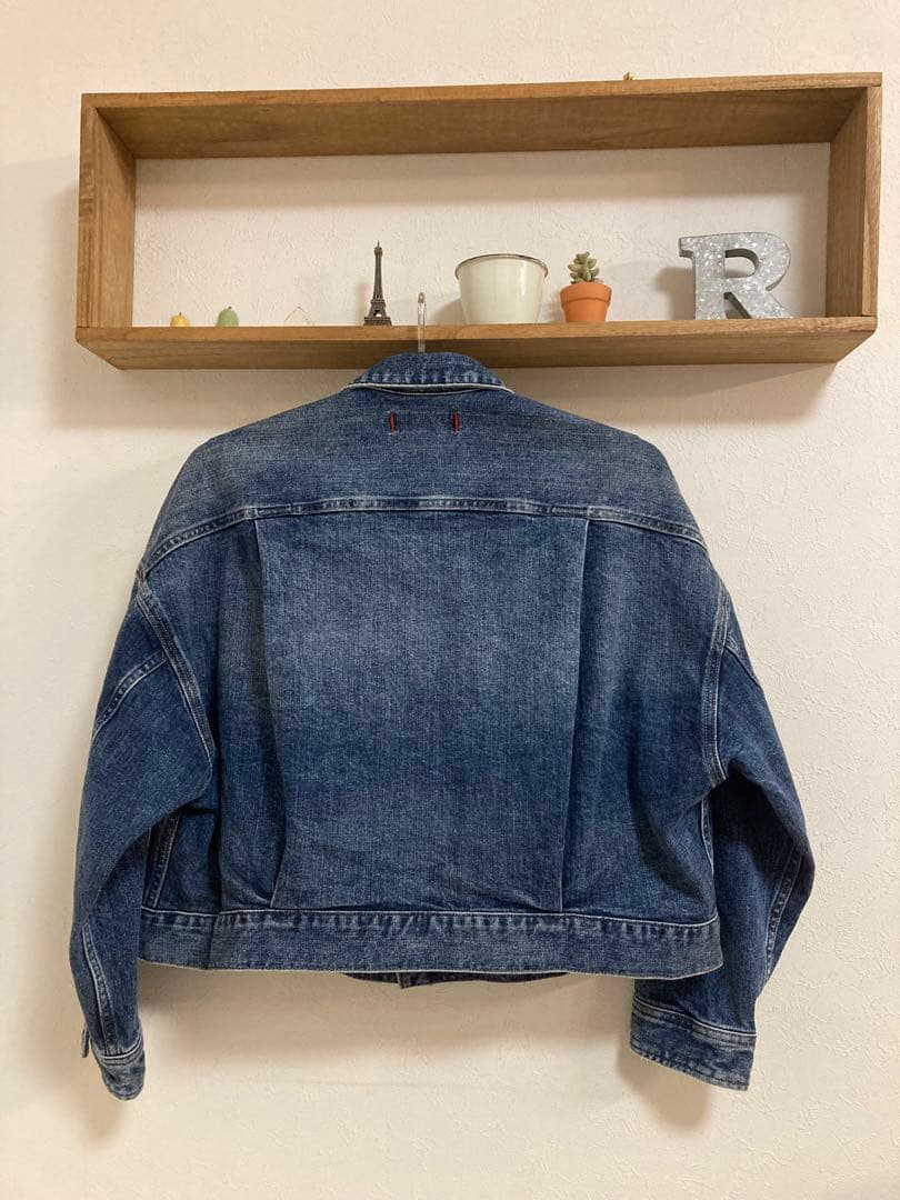 【完売品】スピックアンドスパン　RED CARD別注　デニムジャケット　紺　S