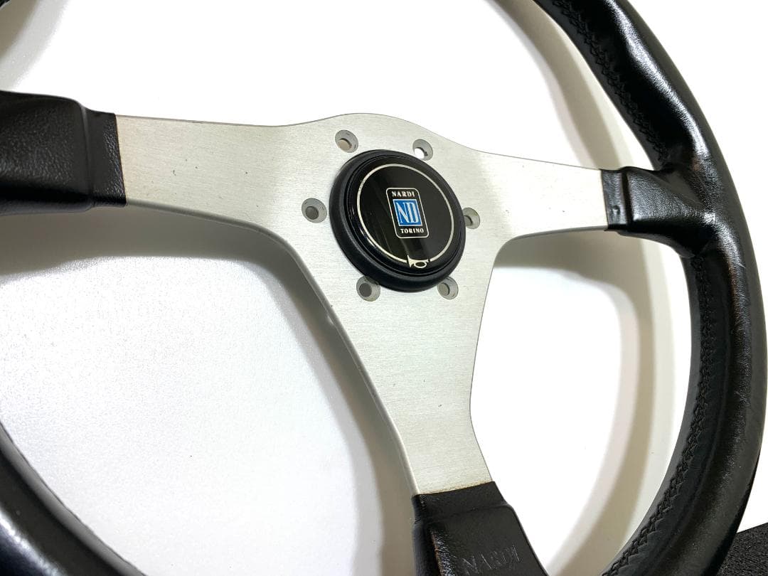 ナルディ ガラ3 タイプ0 35Φ シルバー ステアリング 旧車 希少 街道