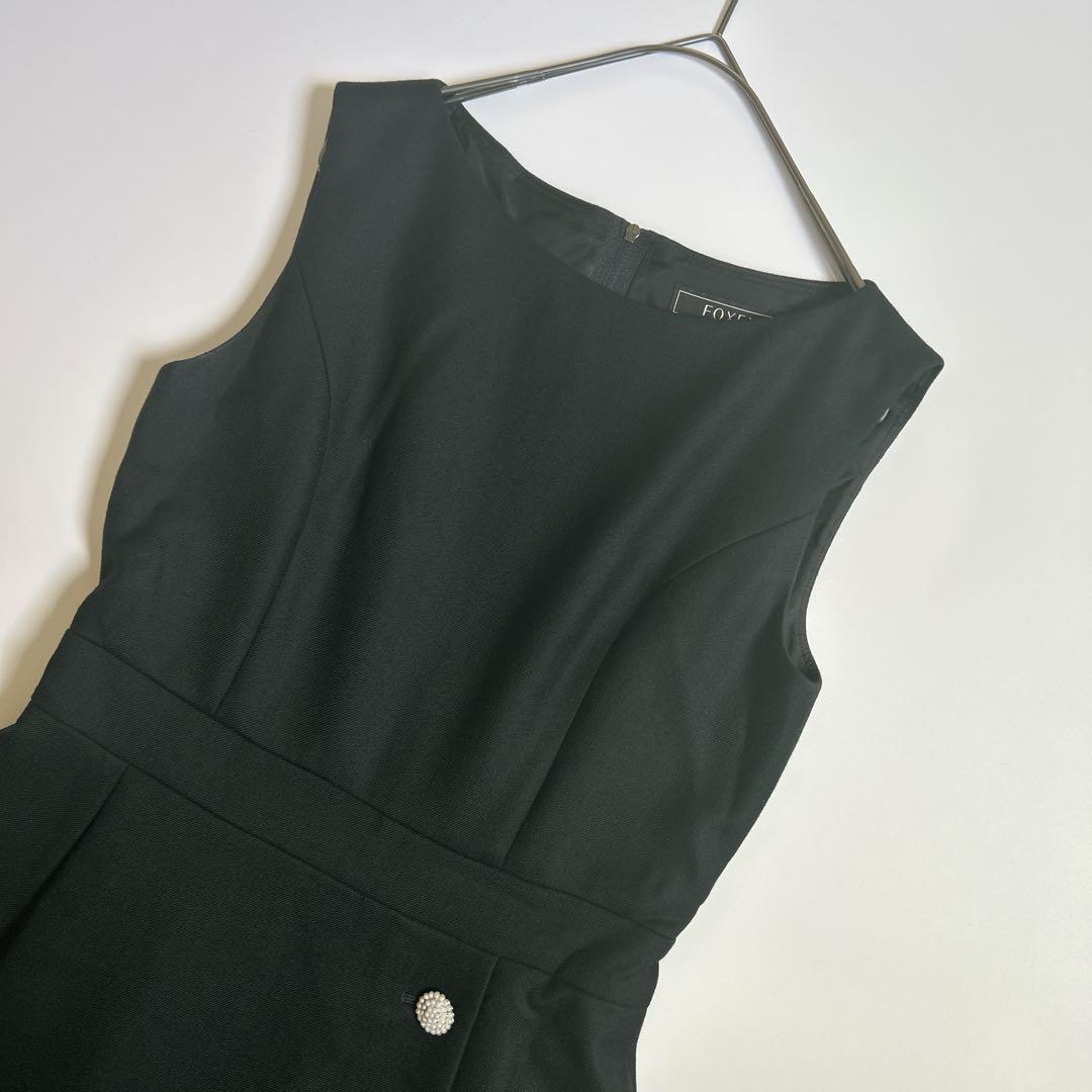 近年モデル♡Foxey フォクシー　Mond Dress 2021　濃紺　パール