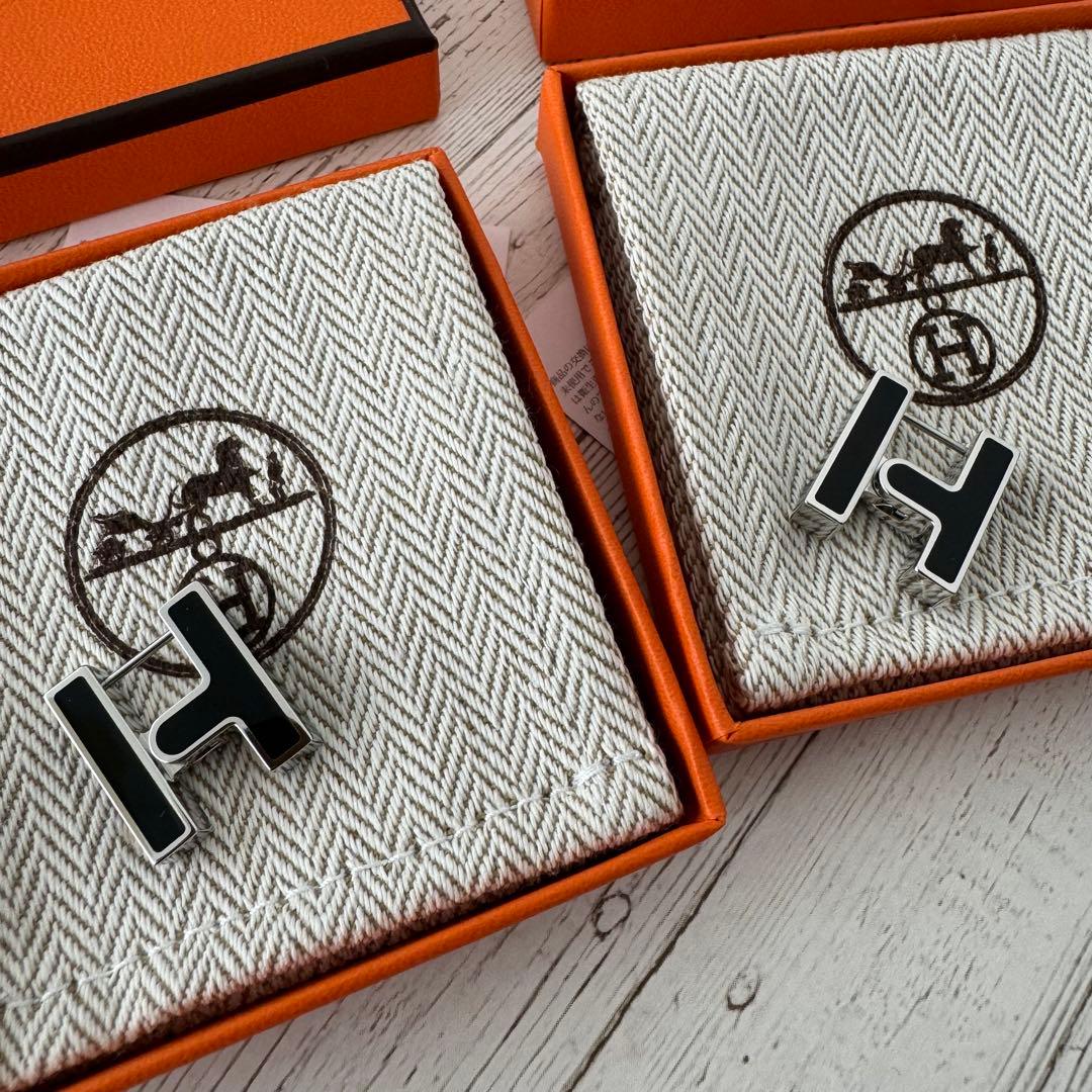 エルメスHERMES Habascule 2個セット H アクセサリー 新品