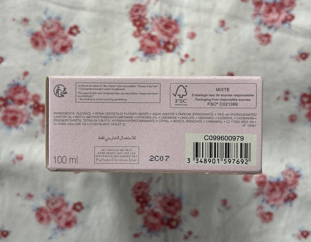 ミス　ディオール　ローズ　エッセンス〈オードゥトワレ〉　100mL