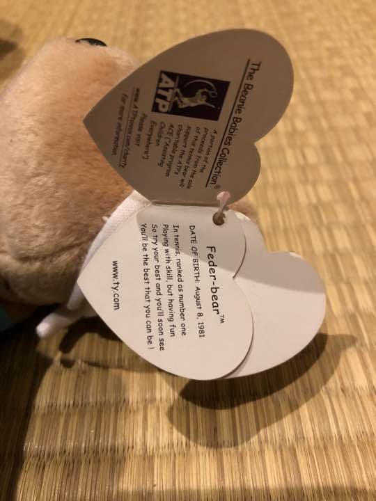 フェデラー ベアーぬいぐるみ 新品