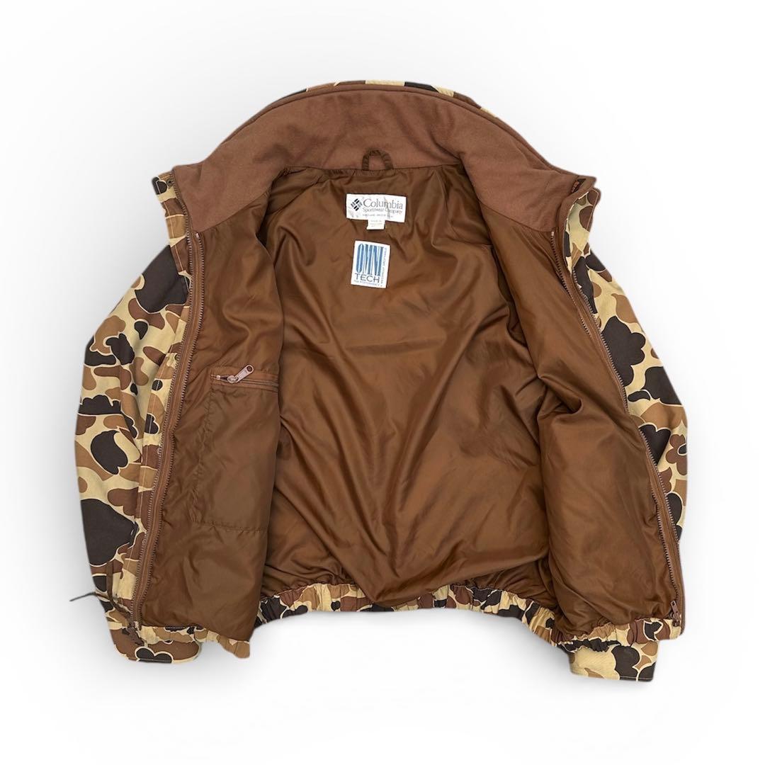 90s Columbia コロンビア ナイロンジャケット ダックハンターカモ L