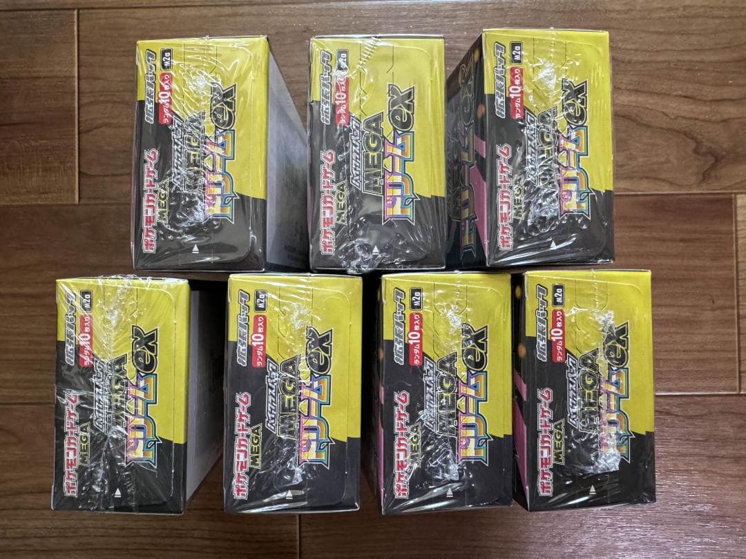 新品正規シュリンク付 ポケモンカードゲーム MEGAドリームex 7ボックス