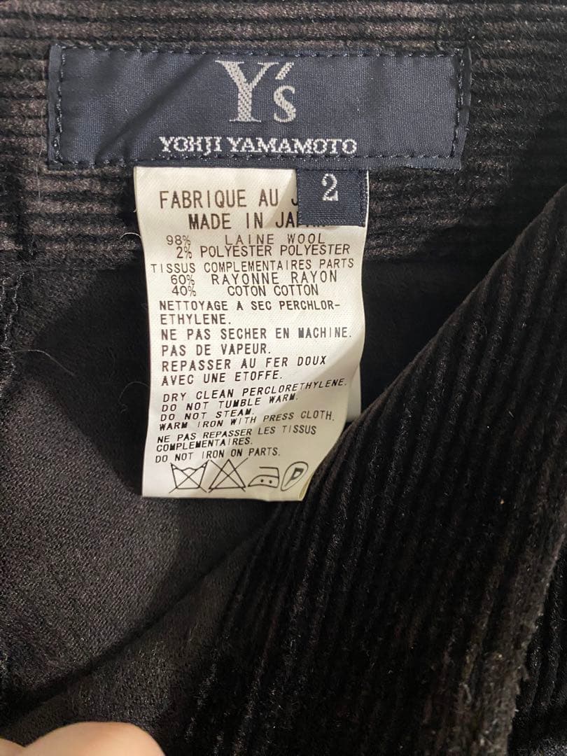 Y's ガウチョパンツ サイズ2 黒