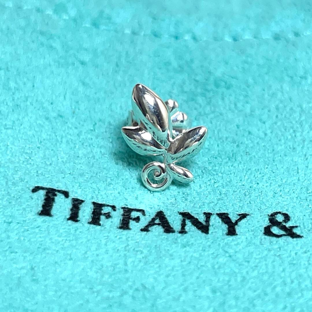 【極美品】ティファニー　オリーブリーフピアス片耳　シルバー925