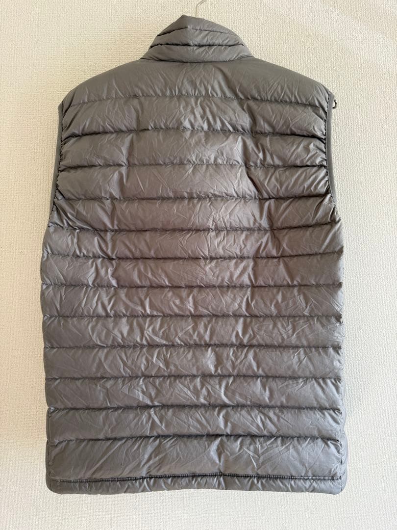 美品 パタゴニア メンズ ダウンセーターベスト シルバーグレー Lサイズ