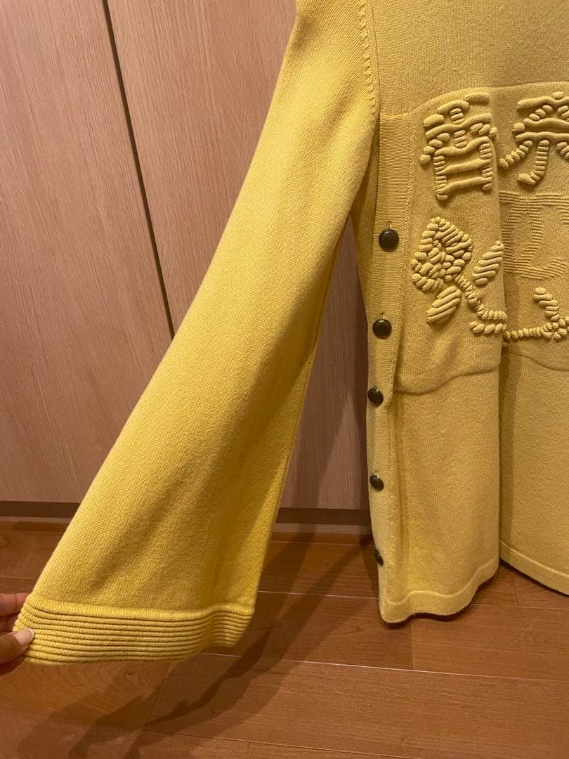 お値下げ!CHANEL 36 激レア パリ上海 立体刺繍 ニット ワンピース