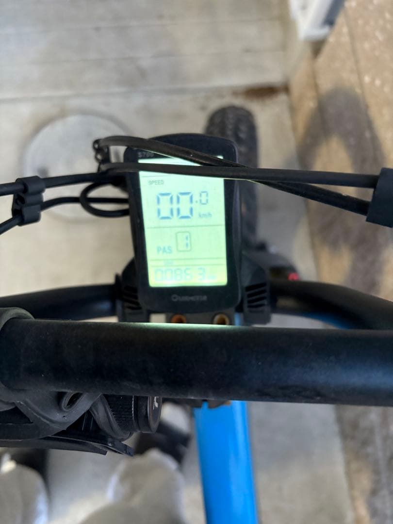 折りたたみ式電動アシスト自転車 ブルー