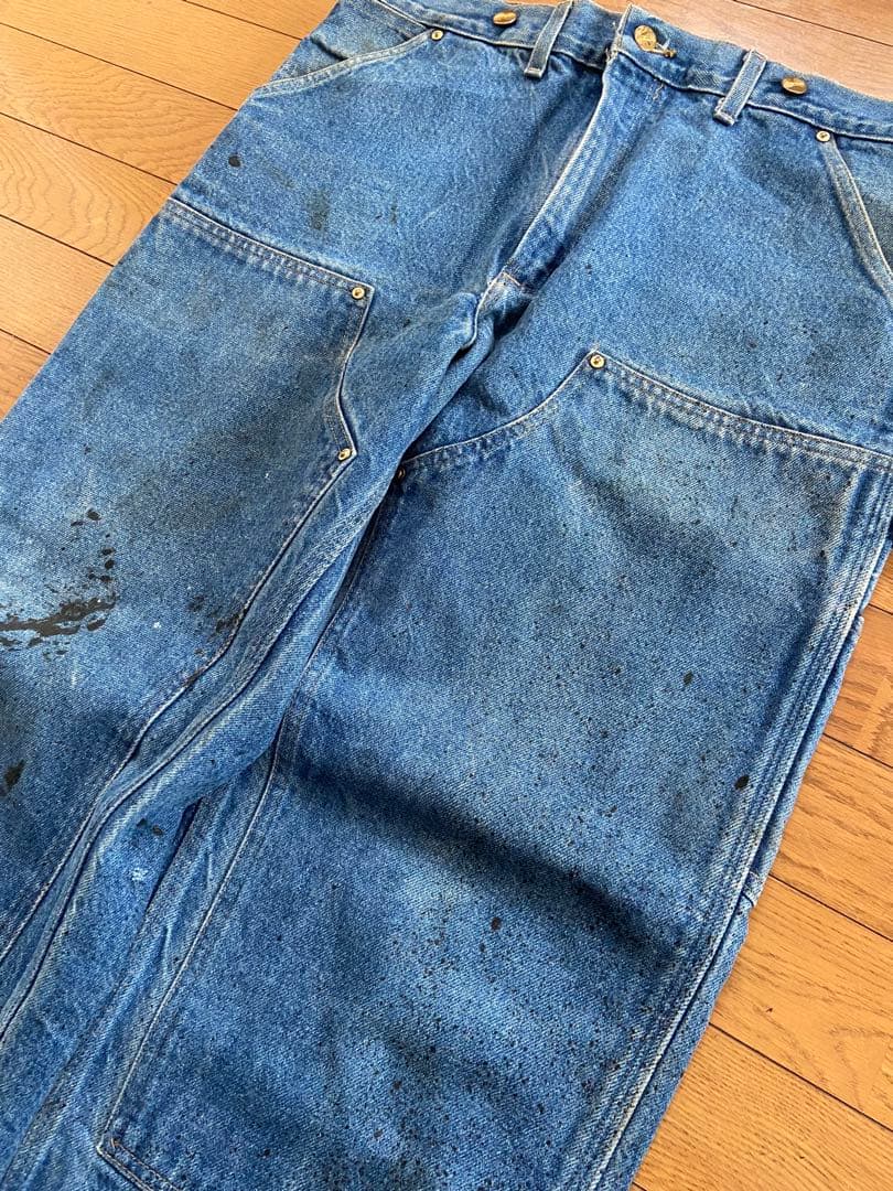 Carhartt ダブルニー デニム 80s 星タグ