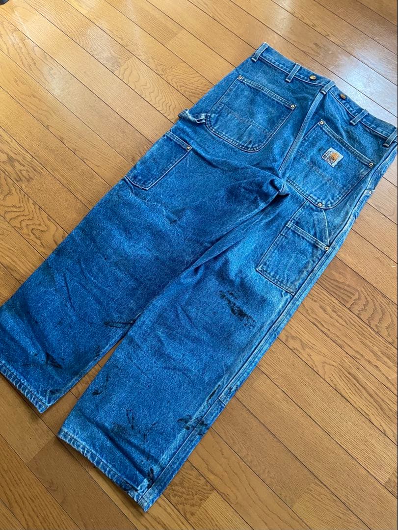 Carhartt ダブルニー デニム 80s 星タグ