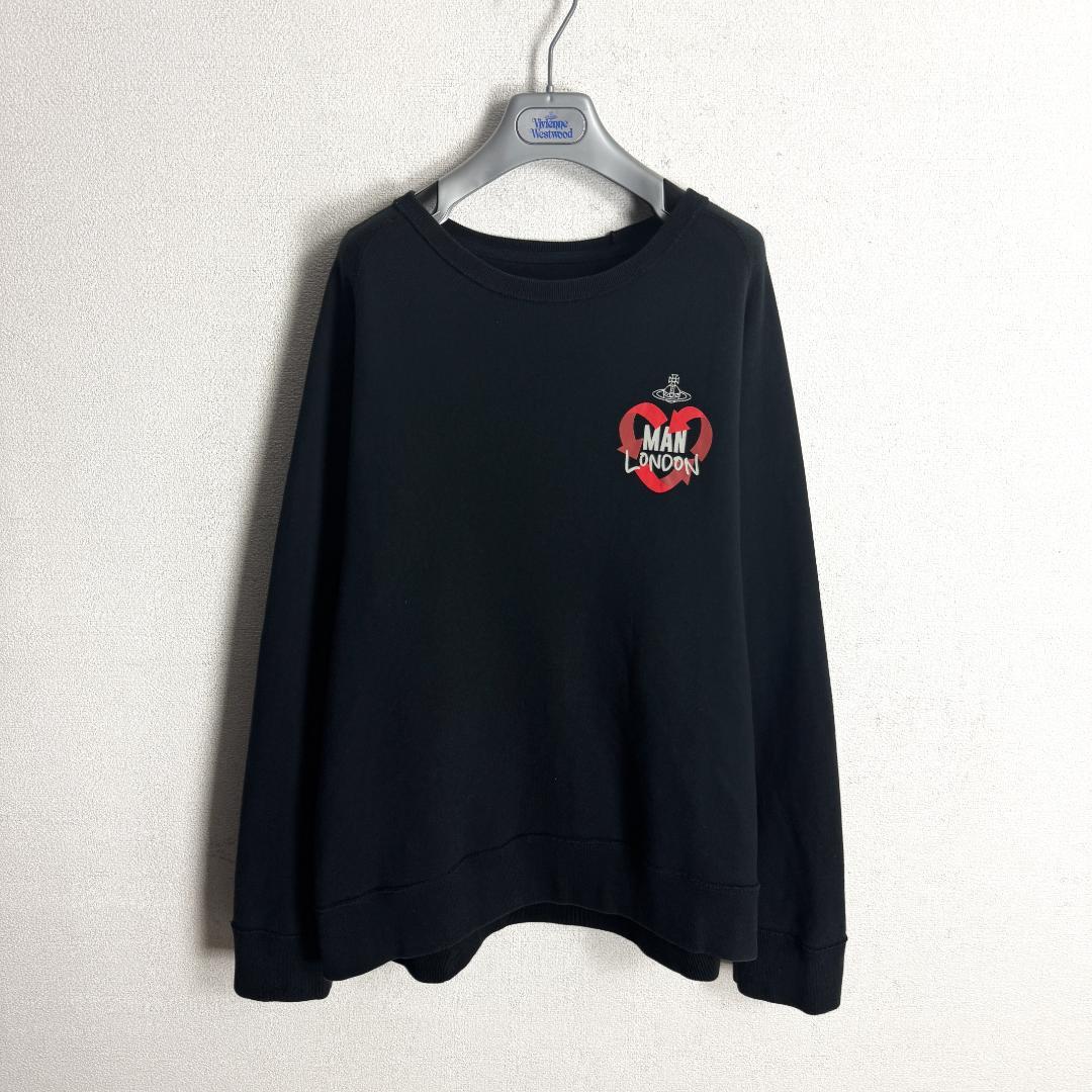 【美品☆大人気デザイン☆ハートオーブ刺繍】ヴィヴィアンウエストウッド スウェット