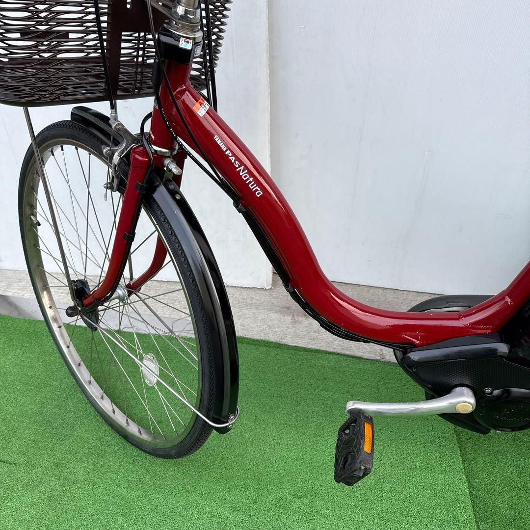 YAMAHAヤマハ 電動アシスト自転車26インチ8.9Ah レッド
