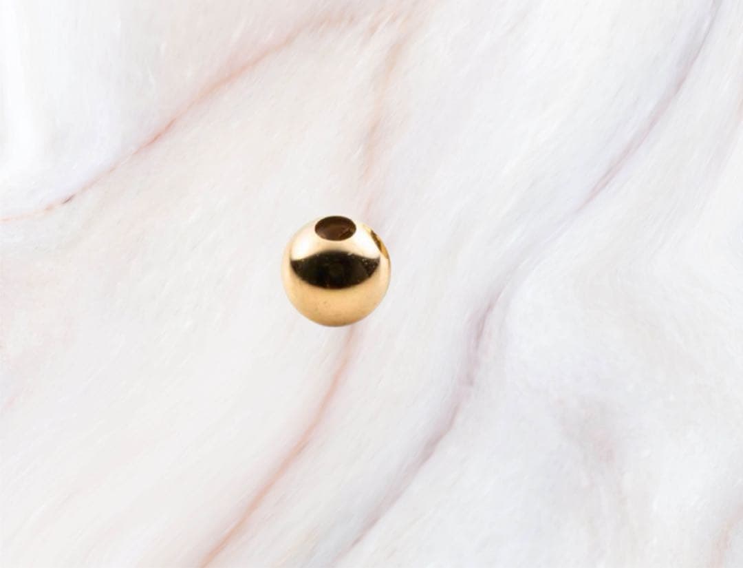 Hirotaka◆アコヤパール スピアピアス(片耳)◆ゴールドビーズ◆Spear