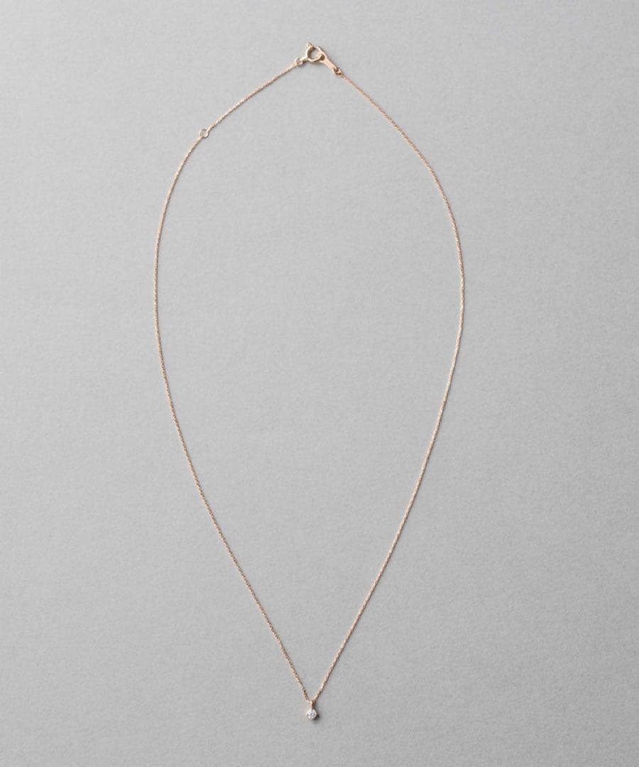 ete k18 pg ダイヤモンドネックレス　ピンクゴールド