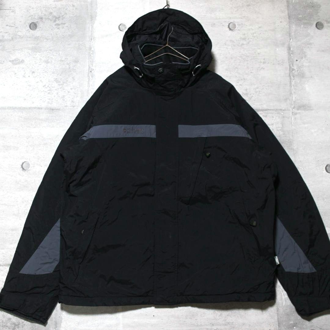 【美品 厚地 高機能】極暖 中綿入り【L】US コロンビア スノージャケット