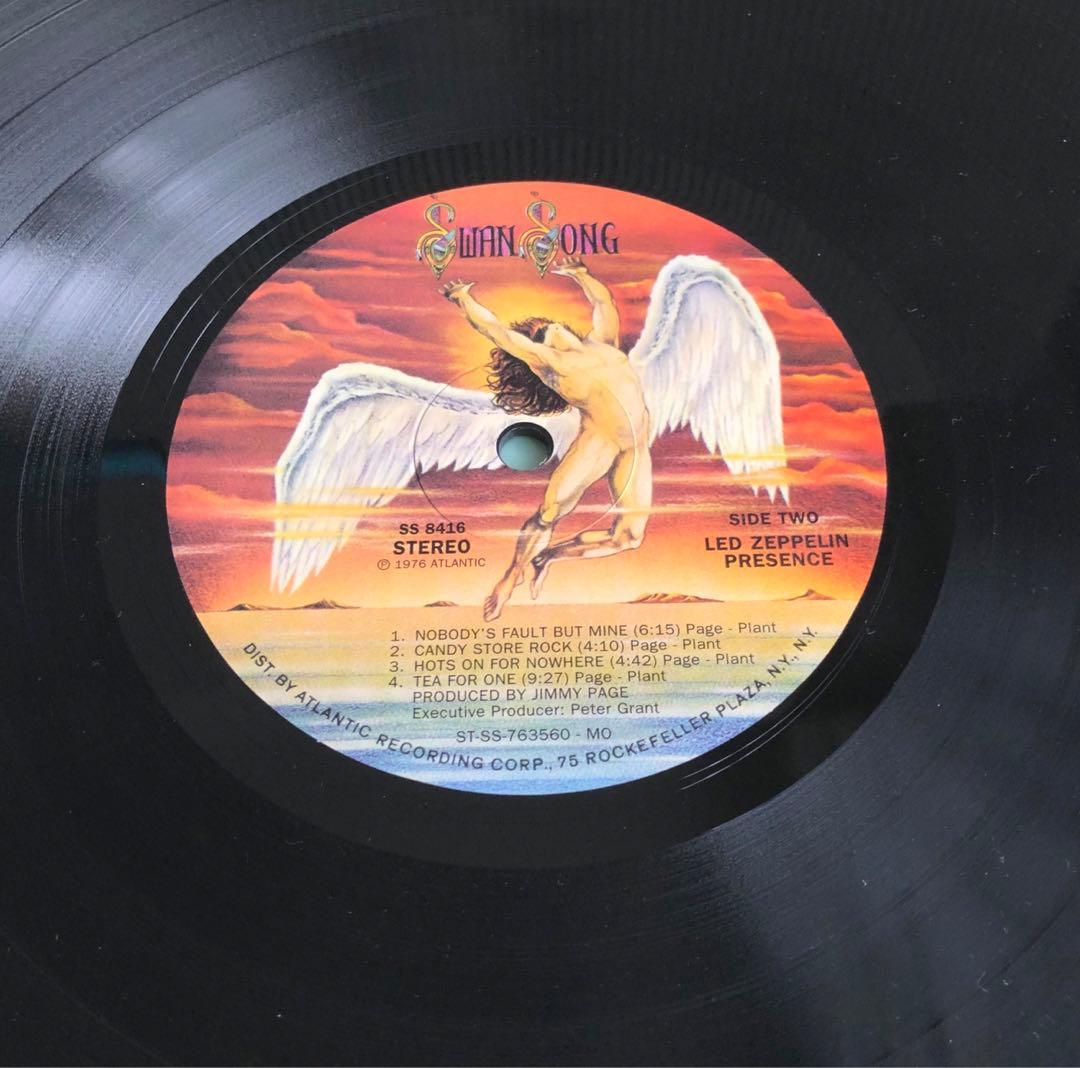 【クラシックレコーズ盤/USプレス】レッド・ツェッペリン　プレゼンス　BG刻印