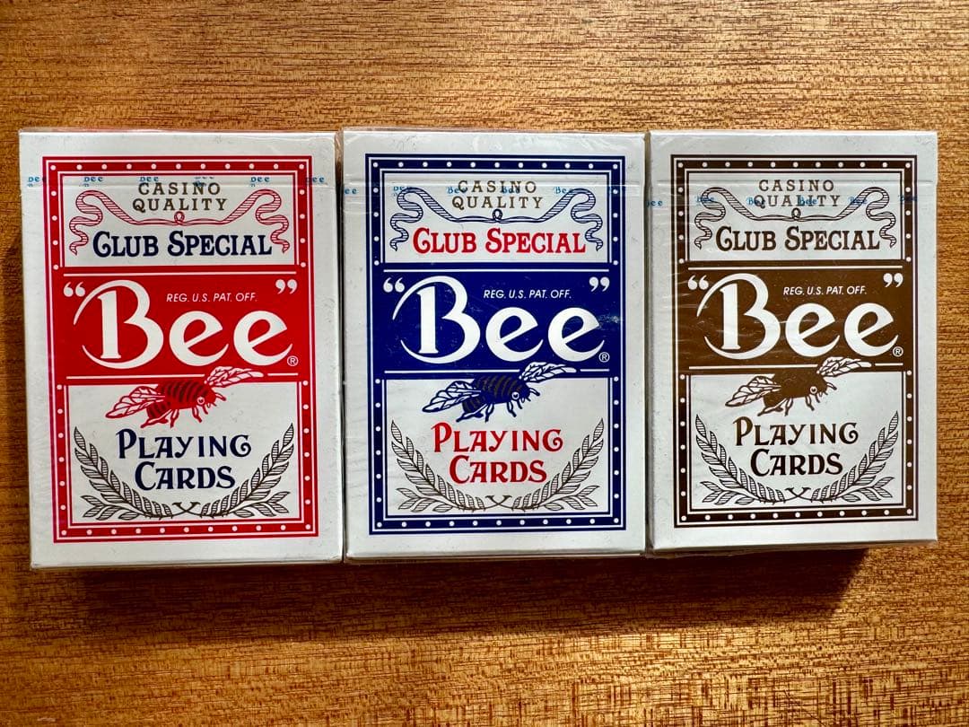 Bee Wynn Deck　レアデック Red・Blue・Brown　各１