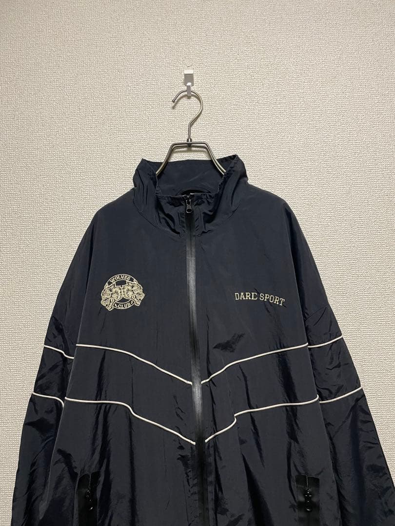 ★XXLサイズ★ DARC SPORTS ダルクスポーツ ナイロンジャケット 黒