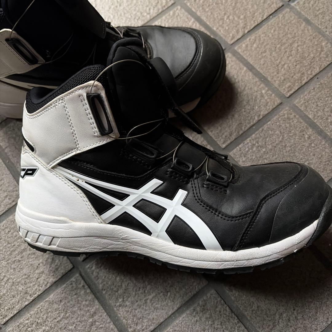 ASICS JSAA A種 BOA安全靴 ブラック/ホワイト