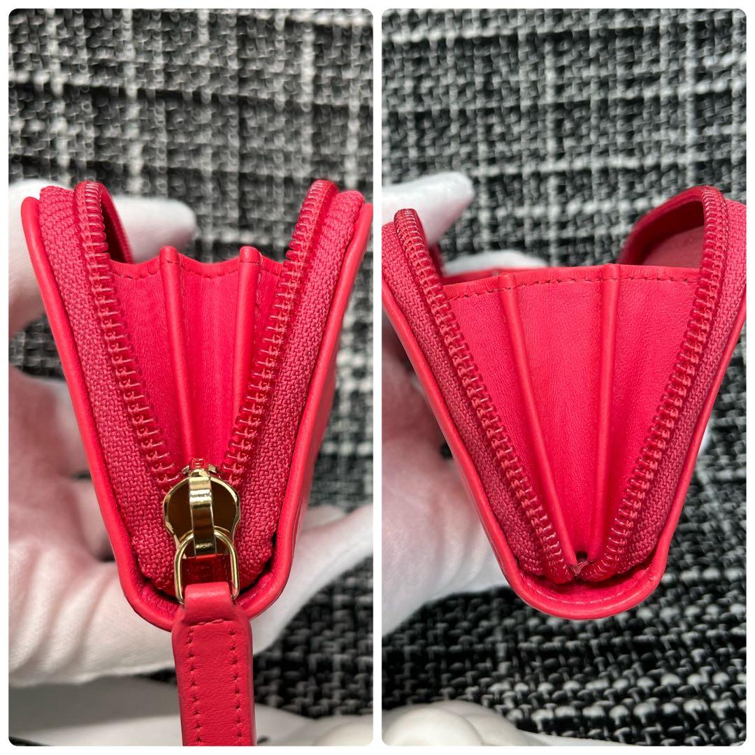 CHANEL ボーイシャネル　 カードケース　ケース　ミニ財布　赤