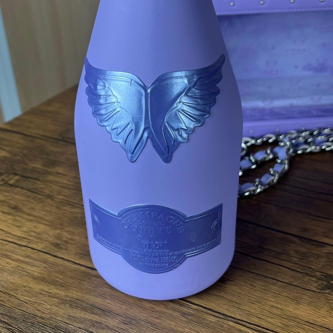 エンジェルシャンパン ハロウィン　ドゥミセックリミテッド 空箱 紫　セット