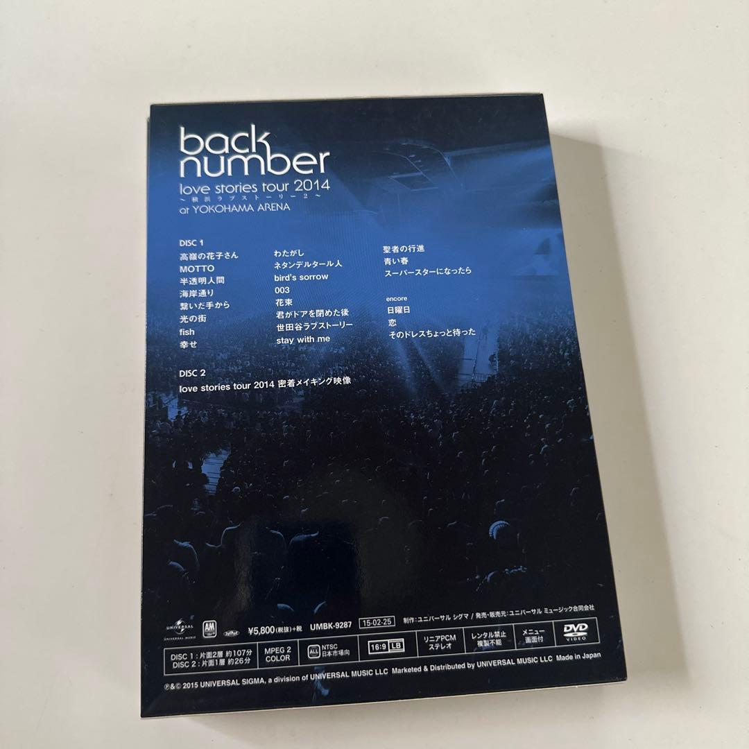 back number バックナンバー　DVD &アルバムセット