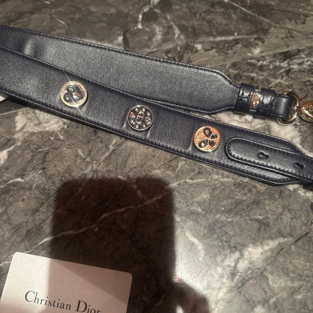 最終価格　Lady Dior スモール　ネイビー カナージュ ラムスキン