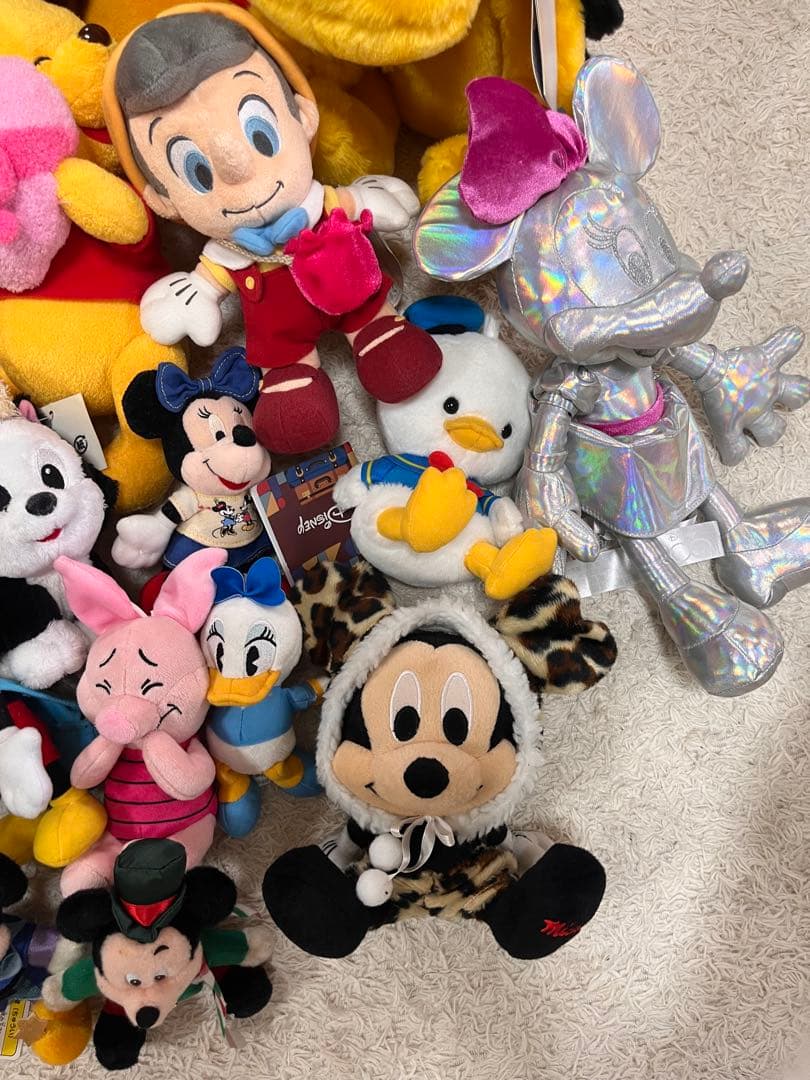 ディズニー ぬいぐるみ マスコット ディズニーランド　ディズニーシー　プライズ